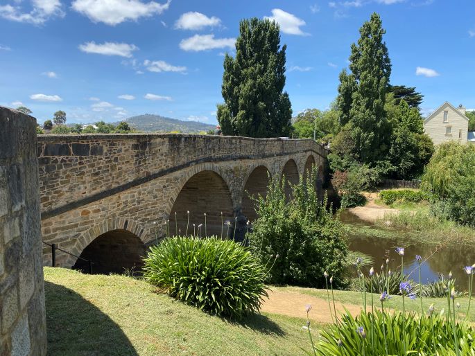 Australia's convict past, historic Tasmania, oldest bridge in Australia