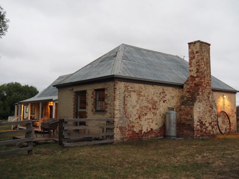 convict built cottages, Australia's oldest golf course, historic Tasmania, Australia