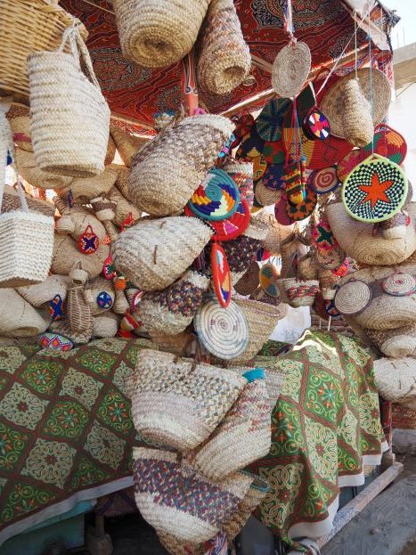 local markets, Nubian village, Egypt, weaving