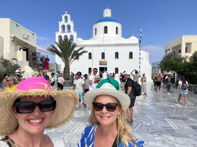 Santorini, Greek Islands, Greek church, Greece