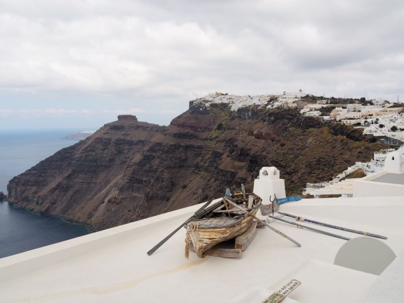 Santorini, caldera walk, Greek Islands, Greece