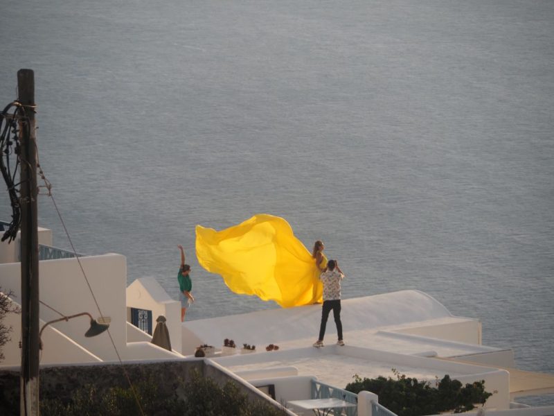 Santorini photo shoot, Greek Islands, Greece