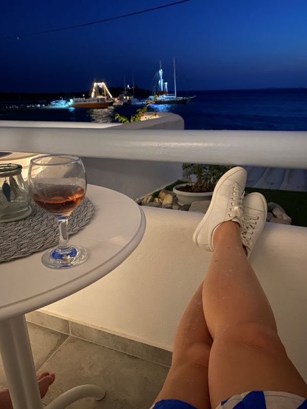 room with a view, Agia Anna Naxos, Greek Islands, Cyclades