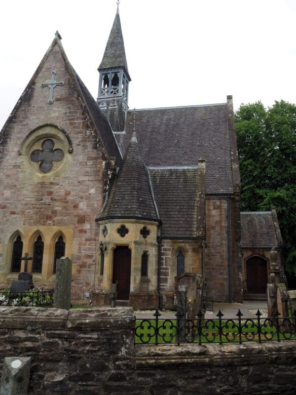 cute church, Loch Lomond, pretty village, Scotland