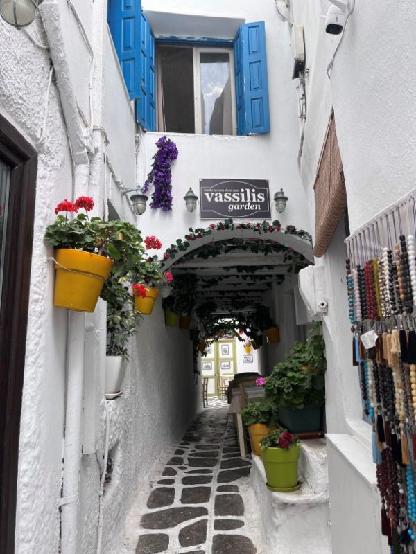 shopping Naxos Town, Greek Islands, Cyclades, Greece