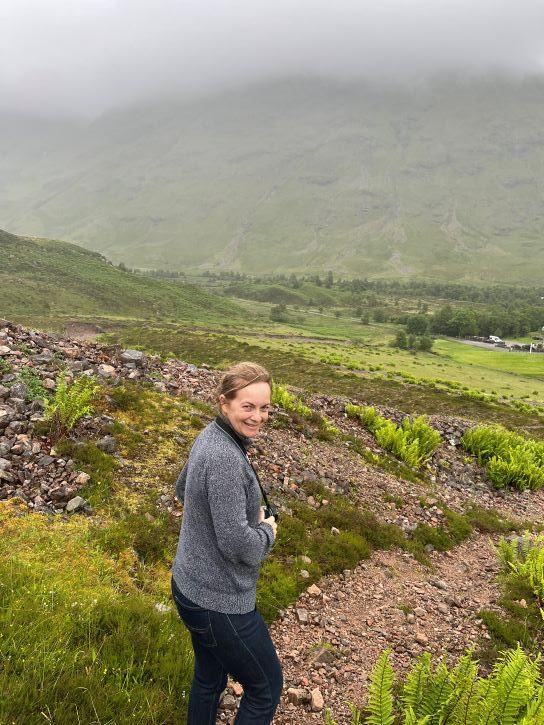 Scottish Highlands, beautiful Glencoe, green mountains