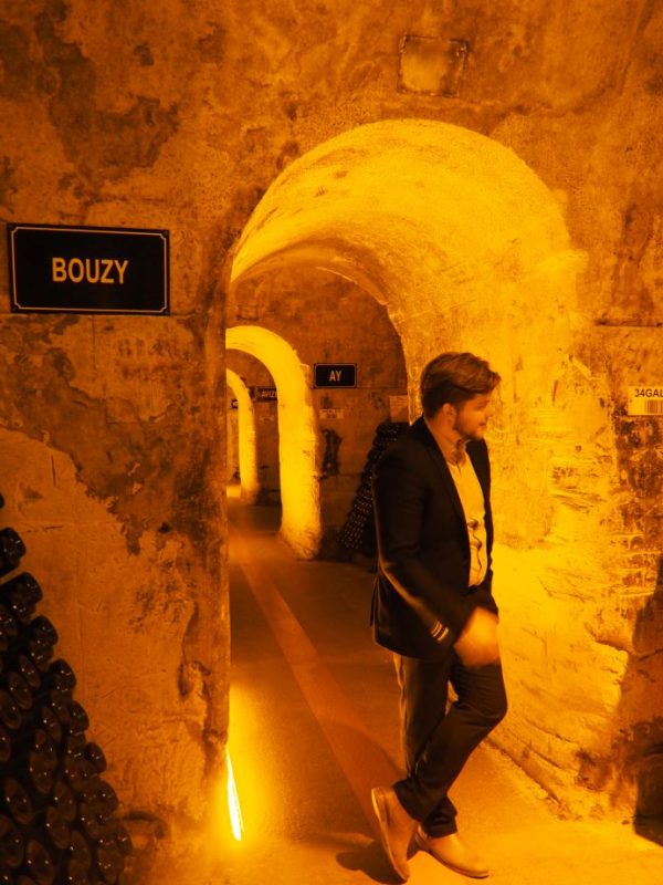 Champagne tunnels, France, Reims, travel