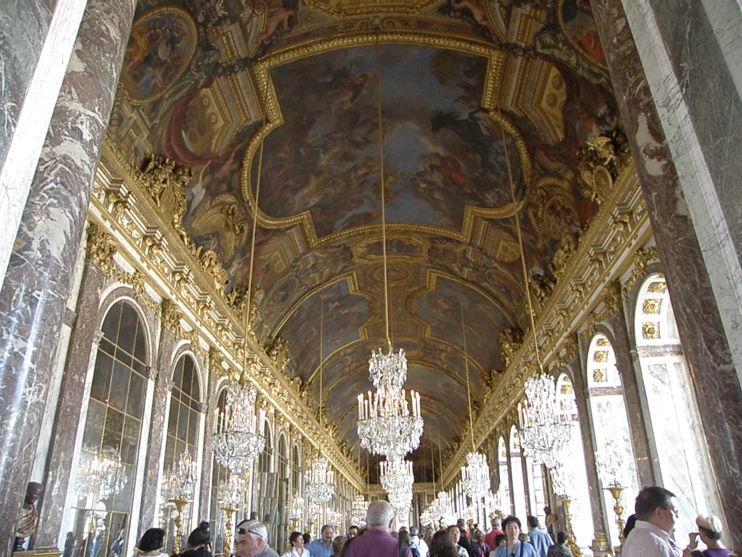 Palace of Versailles, Paris, France, travel, chandeliers