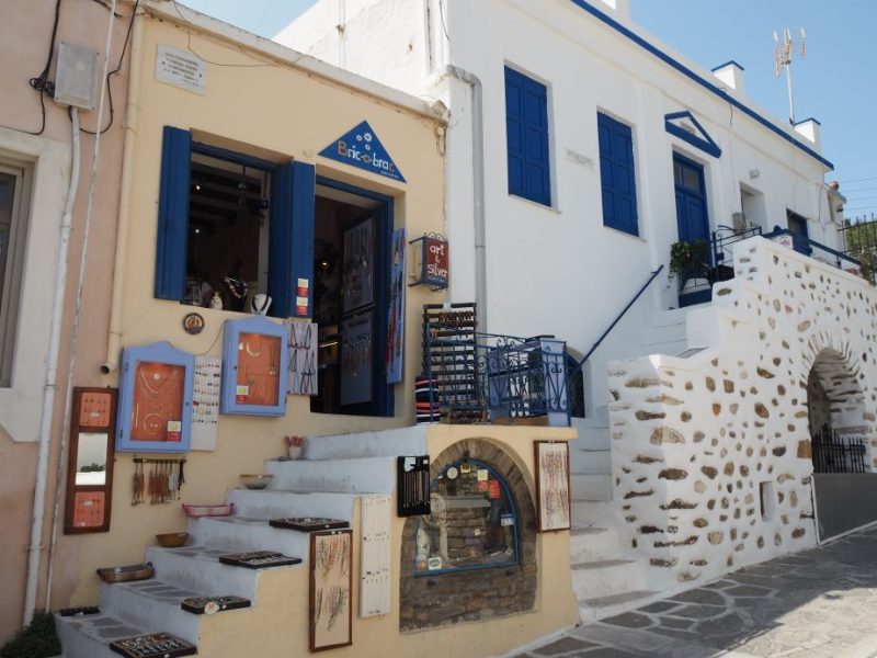 Paros, hilltop village, Greek Islands, Cyclades