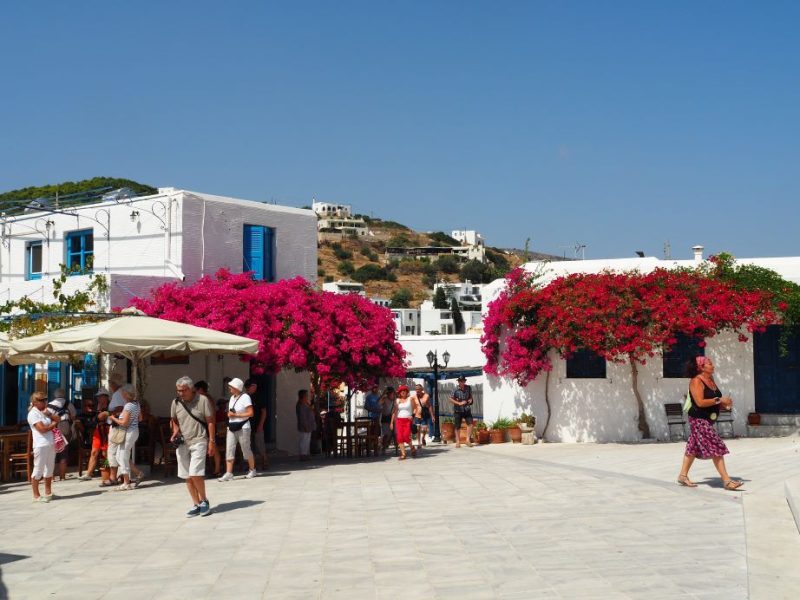 Paros, hilltop village, Greek Islands, Cyclades