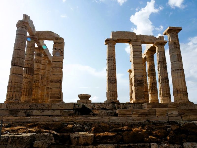 temple of Poseidon, Athens, Greece, Greek Gods,