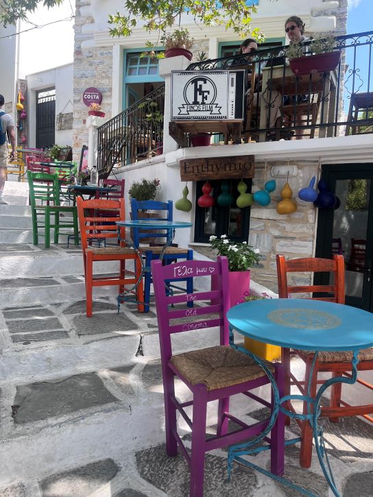 Old Theatre Coffee Shop, Filoti, Naxos, Greek Islands