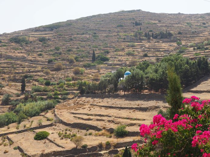 Paros, Greek Islands, Cyclades, hilltop village