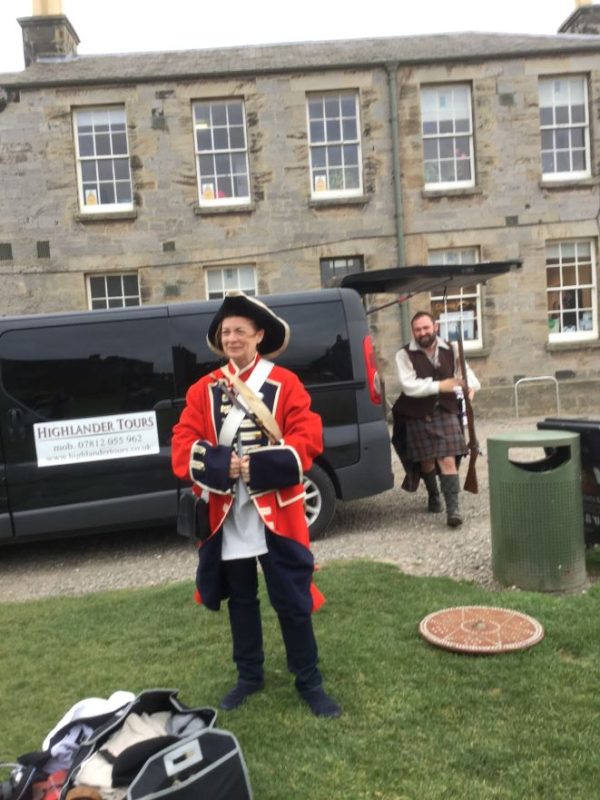 Redcoat, Outlander tour, Blackness Castle, Wentworth prison, filming location, Scotland