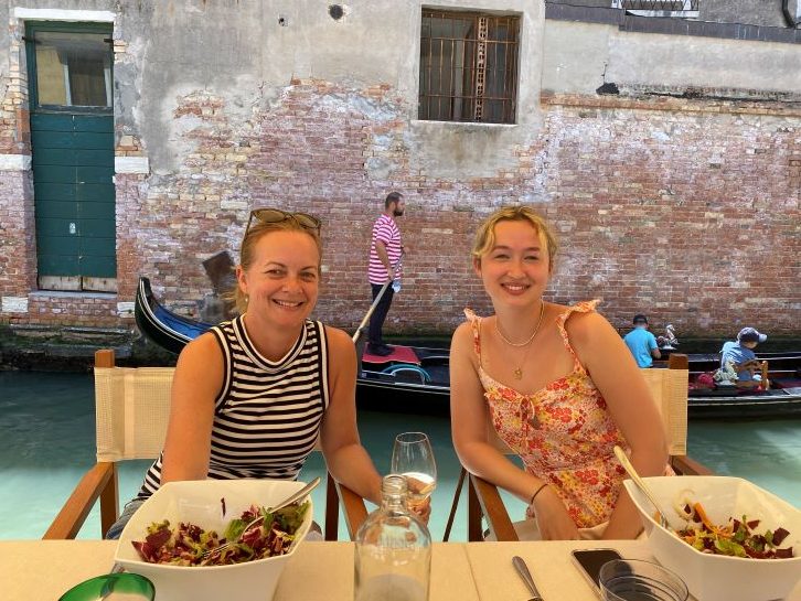 gondola, Venice, Italy, Venetian food