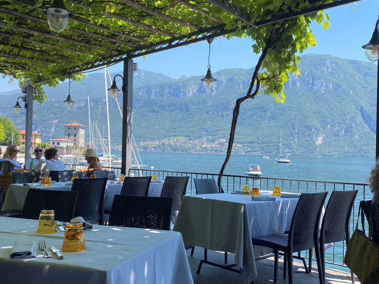 La Pergola, lunch with a view, Italian lakes, Postcards from Abroad, Italy,