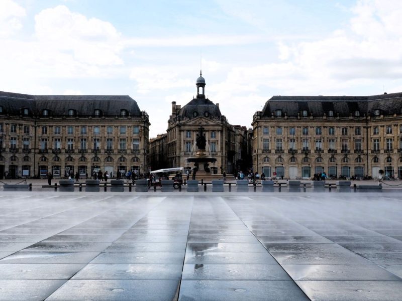 Mirrior d'Eau, Bordeaux, France, mirror reflections, travel