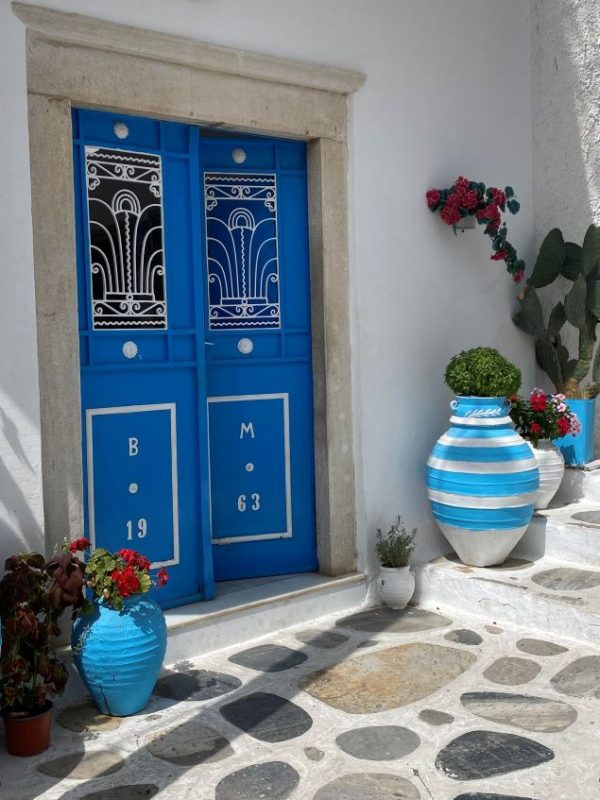 Greek door, Naxos, Filoti, villages of Naxos, Greek Islands