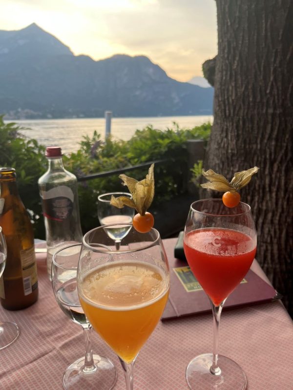 Wisteria restaurant, Bellagio, Lake Como, lunch with a view