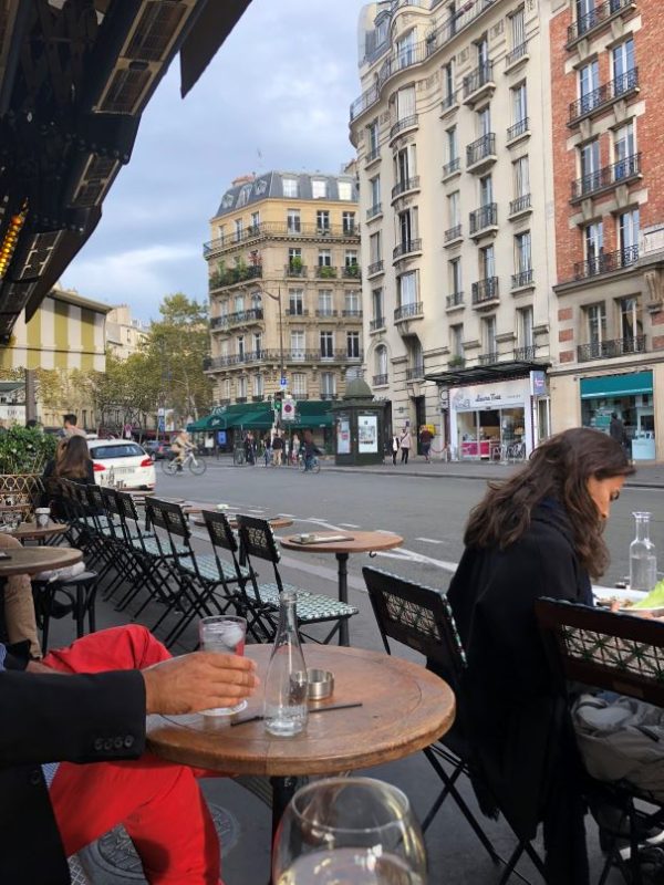 people watching, French cafe, Paris, France