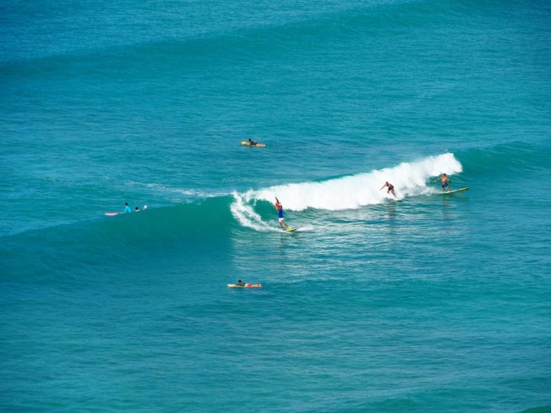 Waikiki, Honolulu, Oahu, Hawaii, Beach, riding the waves