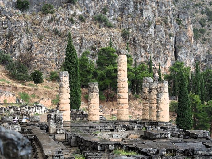 Delphi, Athens, Sanctuary of Apollo, Greece