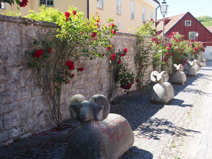 Gotland, Sweden, Medieval walled city, City of Roses