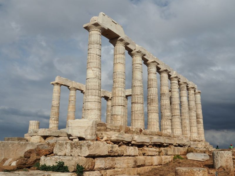 Cape Sounion, Athens, Greece, ancient Greek temple