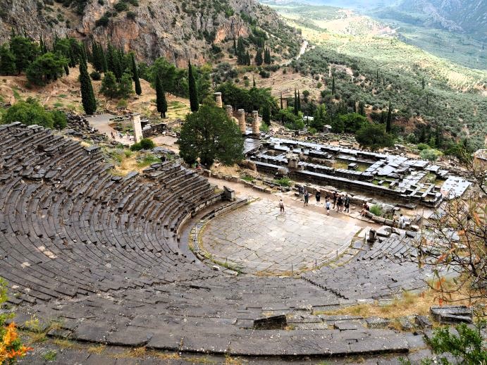 Mount Parnassus, Athens, Greece, ancient site, Sanctuary of Apollo