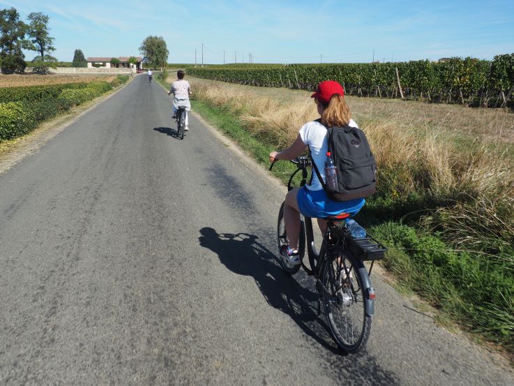 cycling tour Bordeaux, St Emilion, Rustic Vines, France, wine tour 