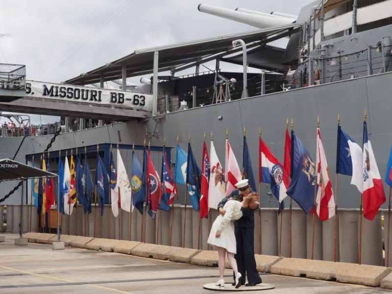 The Victory Kiss, Pearl Harbour, Oahu, Hawaii, 