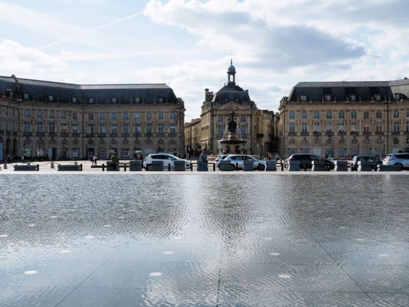 Mirrior d'Eau, Bordeaux, France, travel, wine region