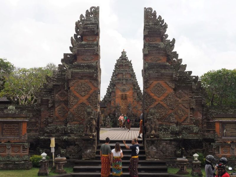 Bali temple, Ubud, temple entrance