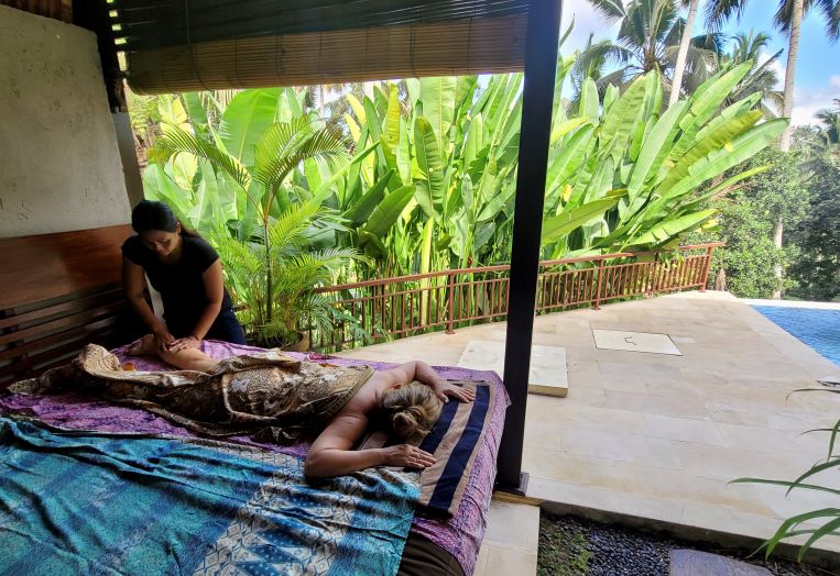 Balinese massage, Anusara luxury villas, Ubud, Bali