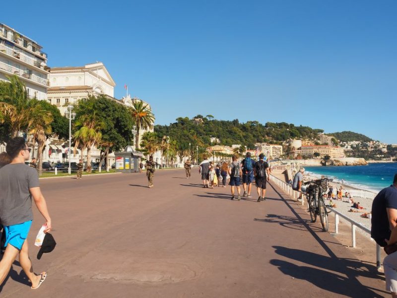 Nice, French Riviera, France, military