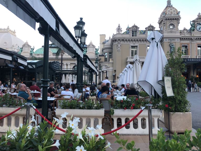 Monaco, cafe, French Riviera, day trip