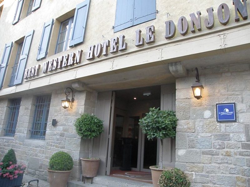 Best Western Hotel Le Donjon, Carcassonne, France, Medieval walled city