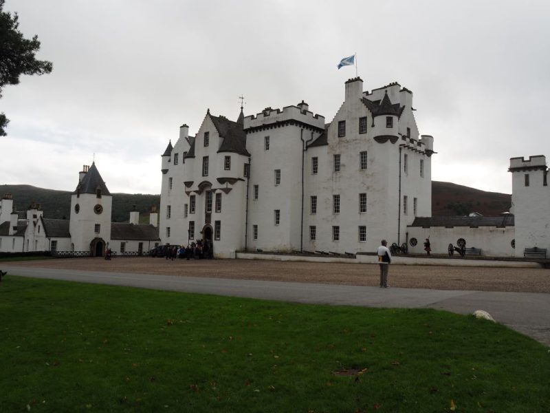 Scottish castles, Perthshire, white castle