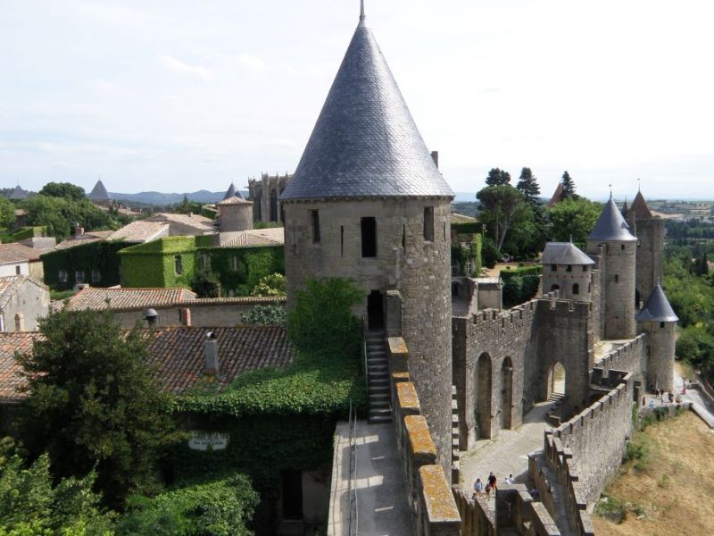 French walled city, best preserved walled city, Turrets, ramparts, historic city