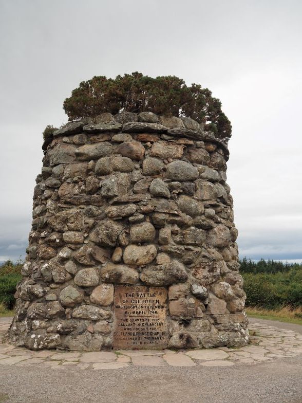 Culloden, Scotland, Cairn, battle memorial