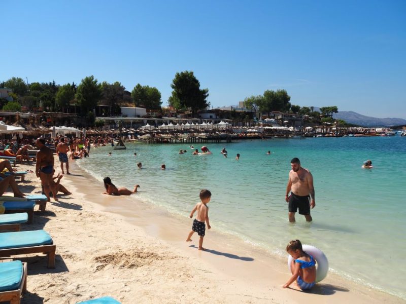 best beach Albania, Ksamil Beach, 