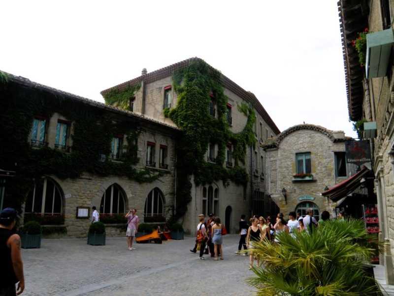 Michelin Star restaurant, Medieval walled city, kid's menu, Carcassonne, France