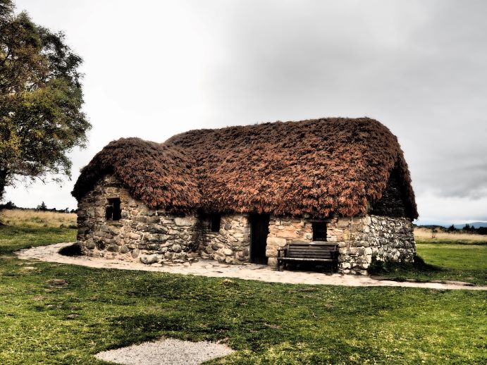 Culloden, Historical cottage, Scotland, 