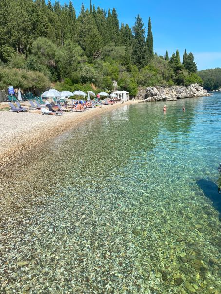 Balos yachts, Corfu, lunch stop beautiful beach