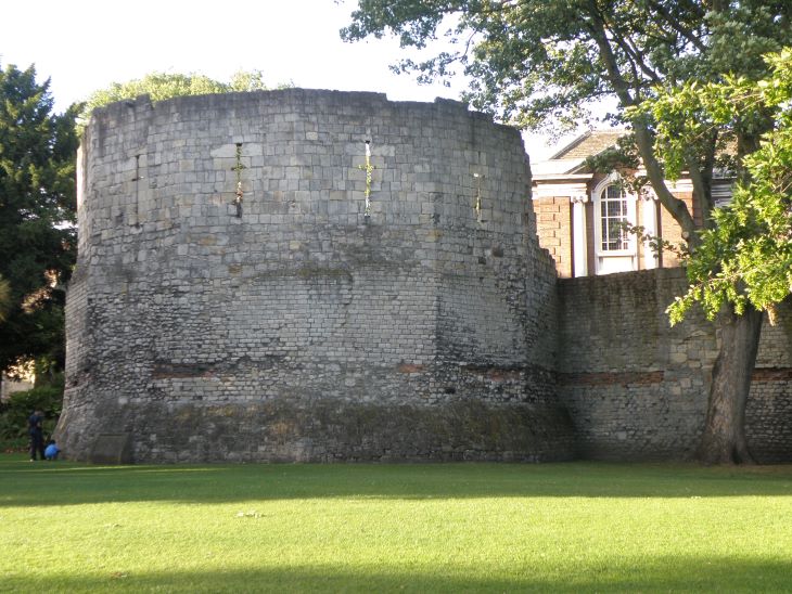 Medieval walled city, England,