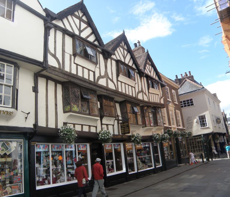 Shambles, York, medieval walled city, England