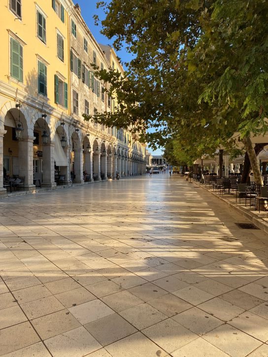 Spianada Square, Corfu Old Town, Greek Islands, Ionian Islands