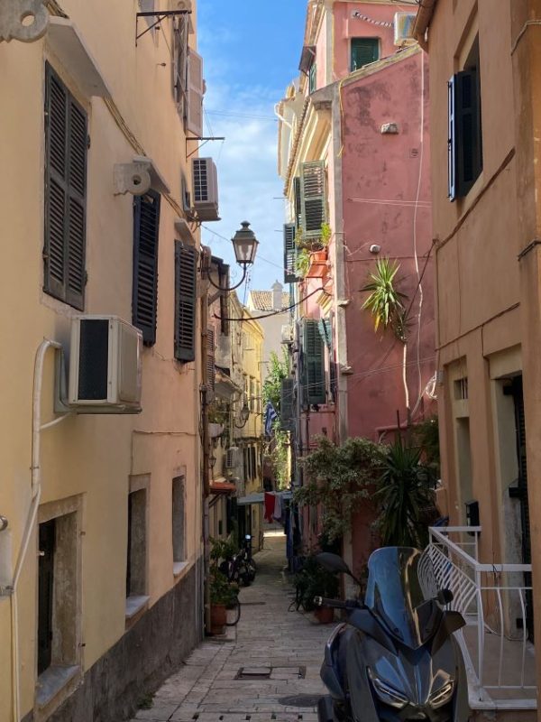 Corfu Old Town, narrow alleys, Greek Islands, Ionian Islands