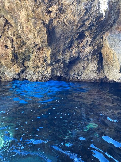 Blue Eye, grotto, Corfu, Greek Islands, Ionian Islands, sailing