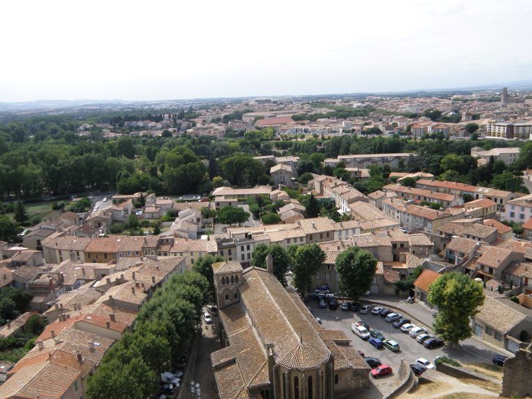 Medieval walled city, France, 